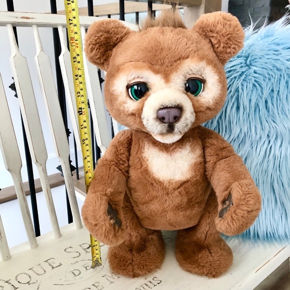 FurReal Friends, Cubby the Curious Bear, Interactive, Talking, Plush Teddy Bear - Picture 12 of 15